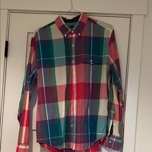 J. Crew Vibrant Plaid Button-Down Shirt